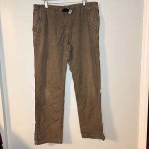 Gramicci Vintage G Series Pants Mens Large Khaki Brown Climbing Belted